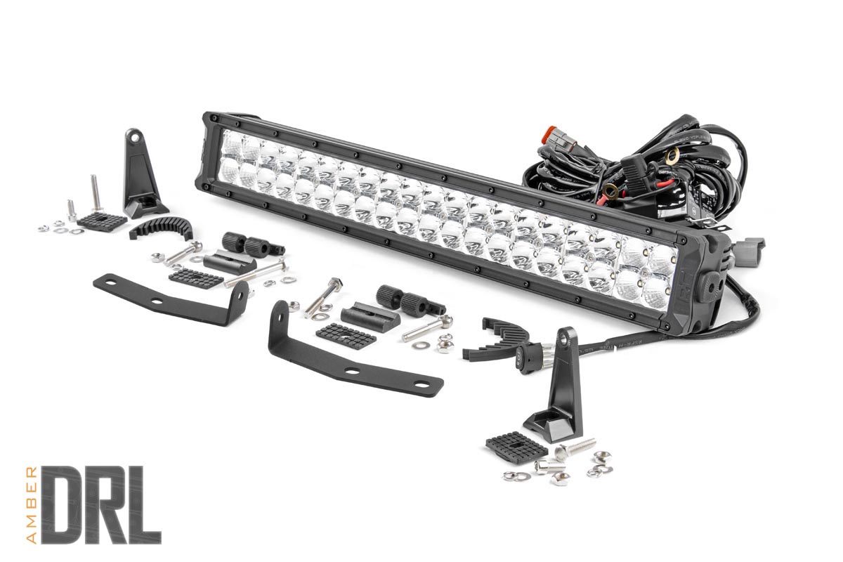 Nissan Titan XD LED Light Kit - Bumper Mount - Rough Country - 20